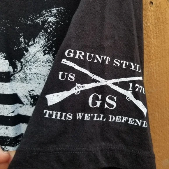 Grunt style 3XL America USA flag black - Picture 5 of 6